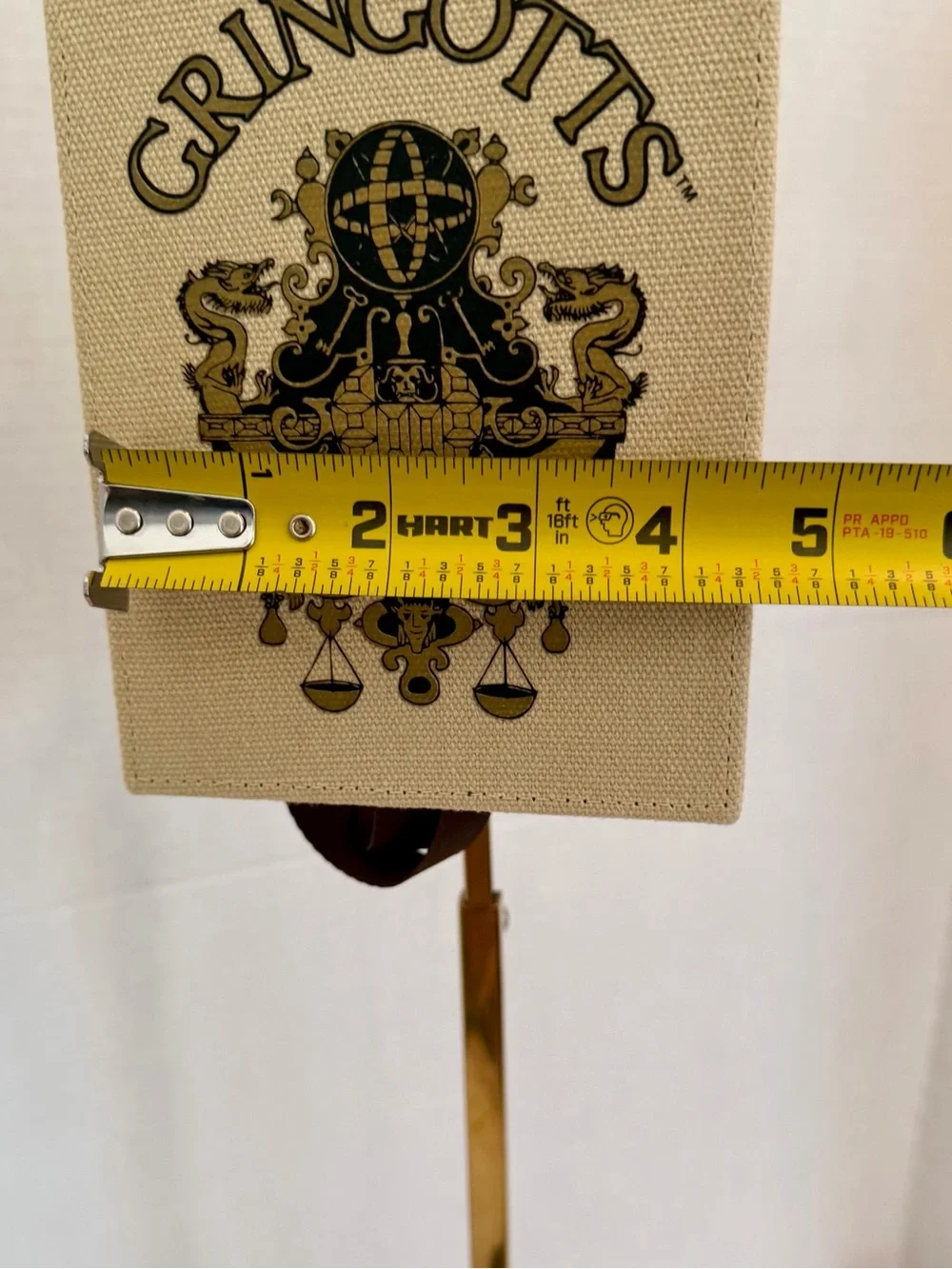 Two Harry Potter Gringotts Cream Canvas Lanyard Universal Studio IDHolder